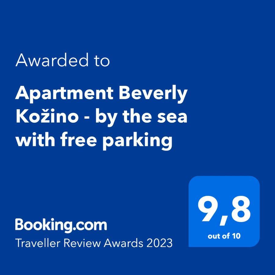 Apartment Beverly Kozino - By The Sea With Free Parking Extérieur photo